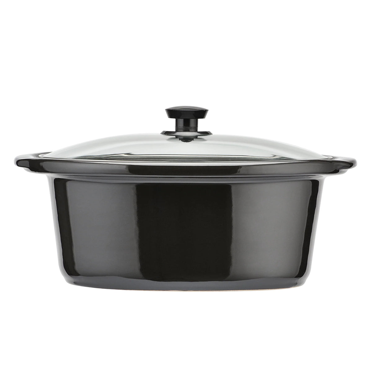 6 Quart Oval Slow Cooker Stainless Steel Glass Lid C7647