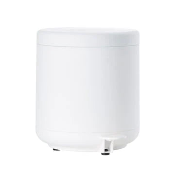 White 4L Bath Pedal Bin Z589
