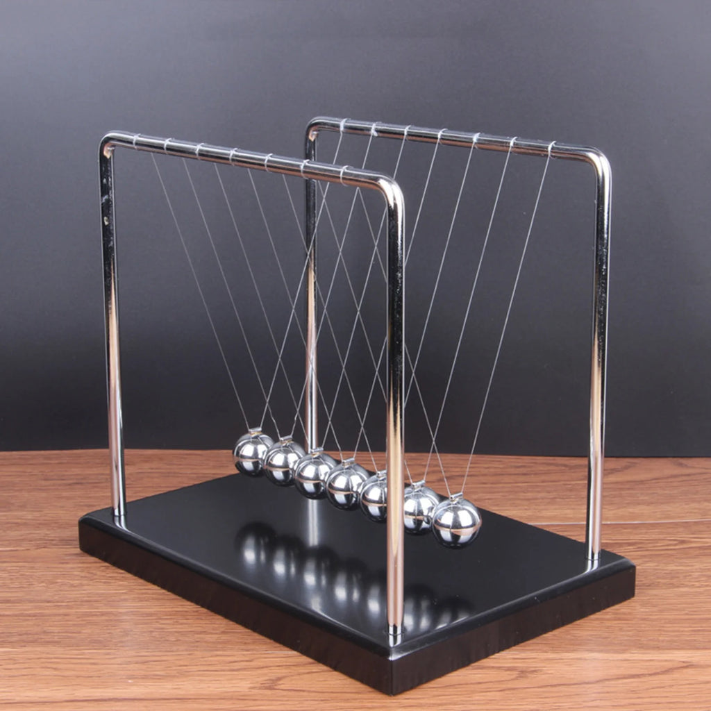 Newton Cradle Pendulum with 7 Balance Balls Desk Decor O232612