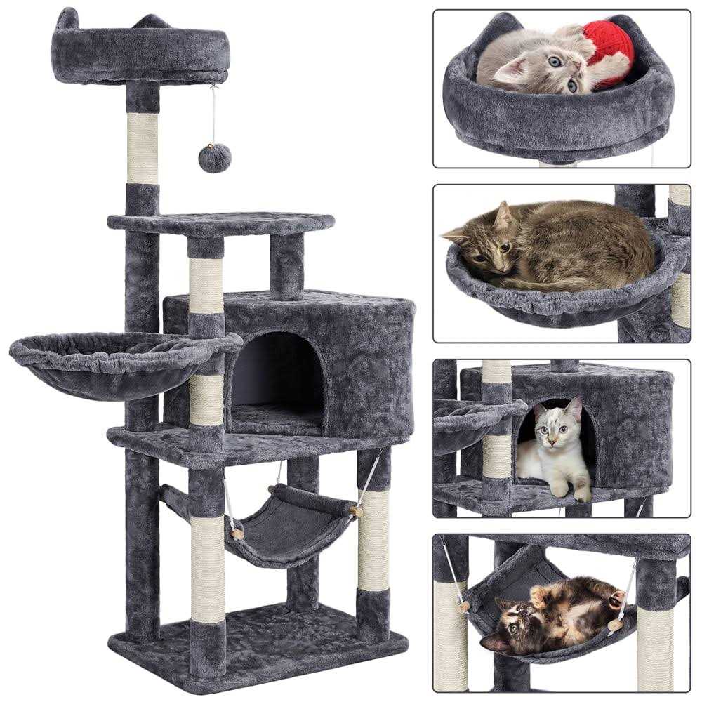 54.5 inch Cat Tree Tower with Scratching Posts Z8035