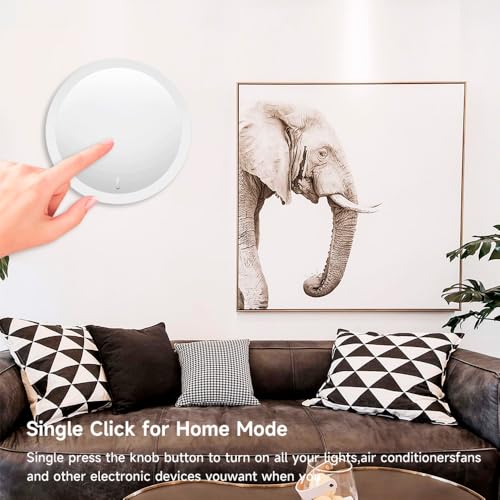 ZigBee Smart Knob Switch Wireless Rotatable Dimmer Switch Y1674