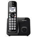 Black Cordless Phone System with 3 Handset S910748