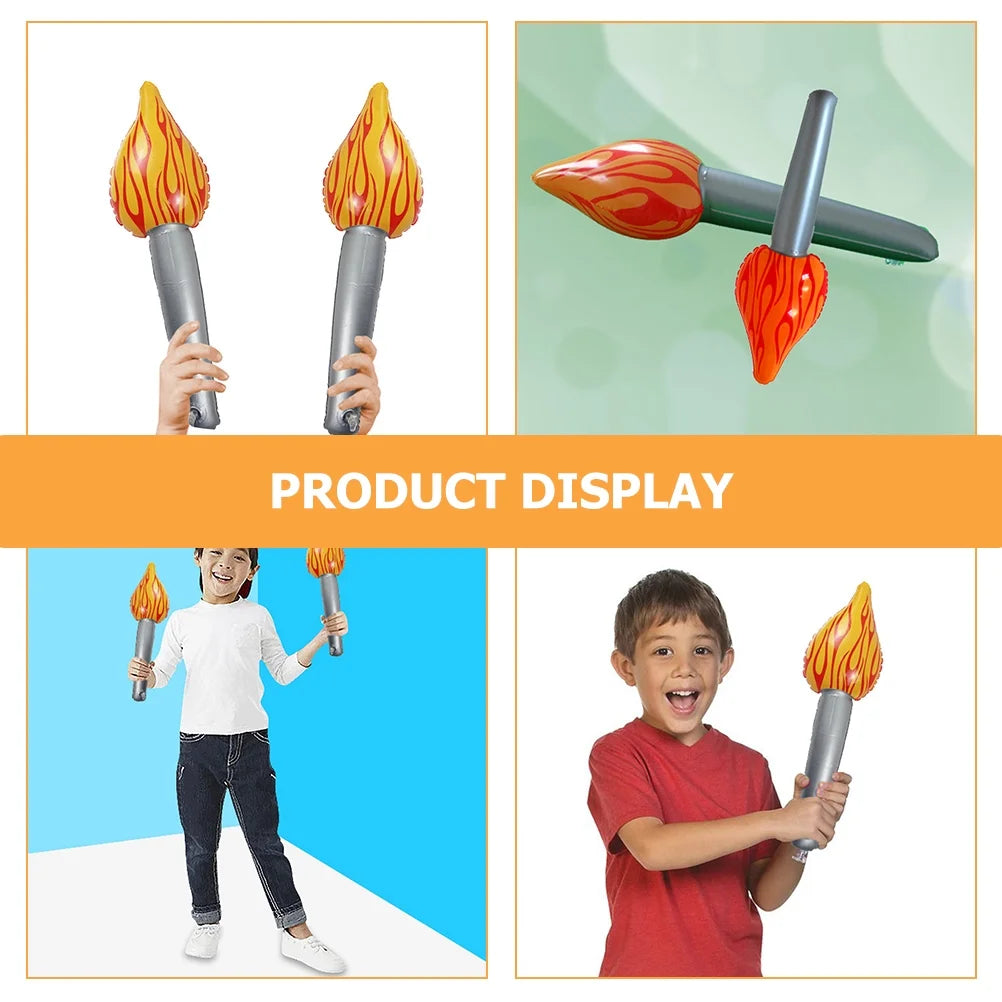 Inflatable Torch Sports Games Flashlight Kids Toy B148