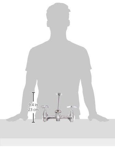 Chrome Double Handle Service Sink Faucet Q43271