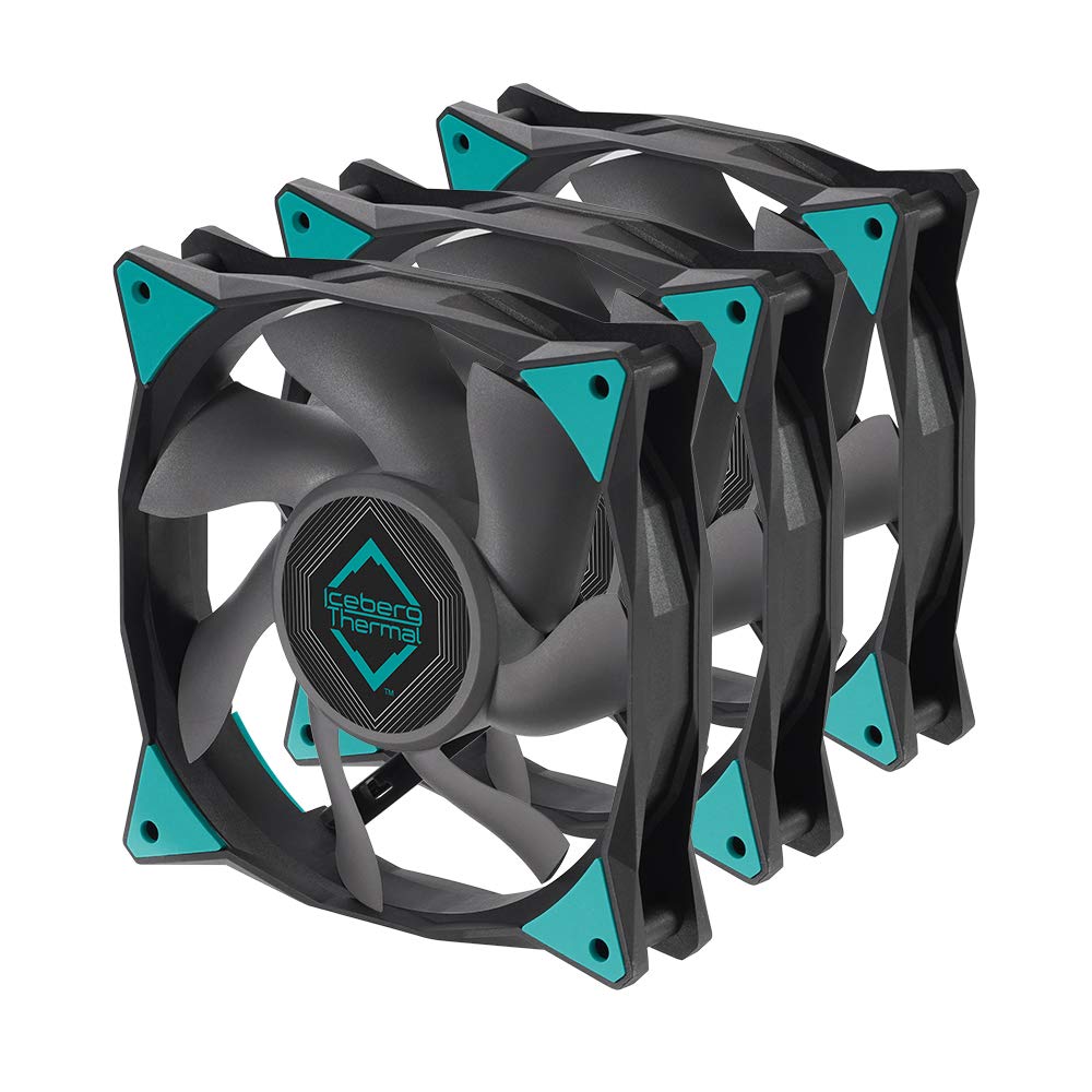 Black 120mm PWM Case Fan (3-Pack) F71439