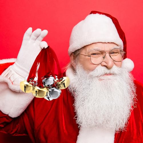 300 Pieces Christmas Bell Ornaments 1.5'' Silver V804747