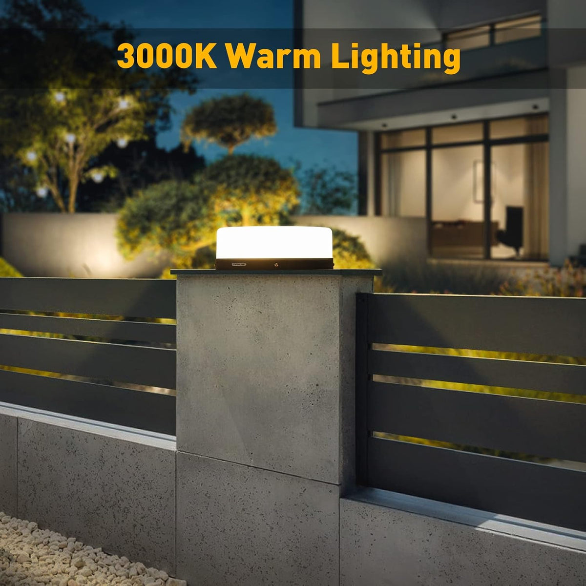 Outdoor Solar Post Cap Light D9657