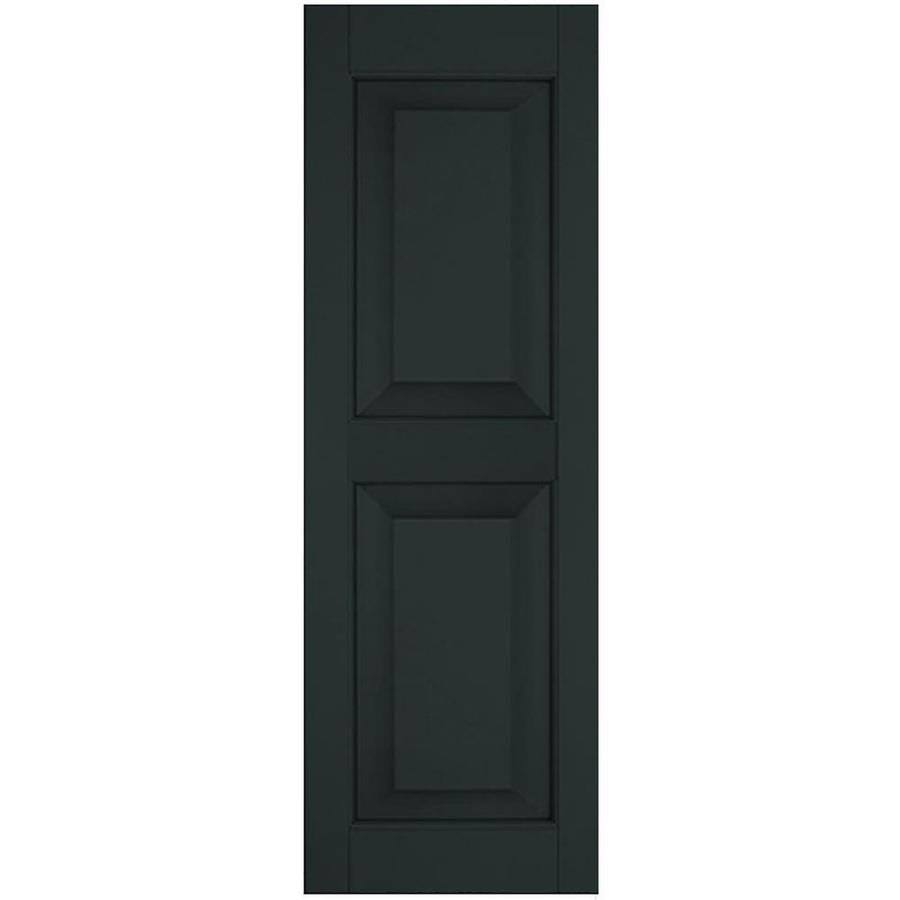 Dark Green Western Red Cedar Raised Panel Shutters Pair H799