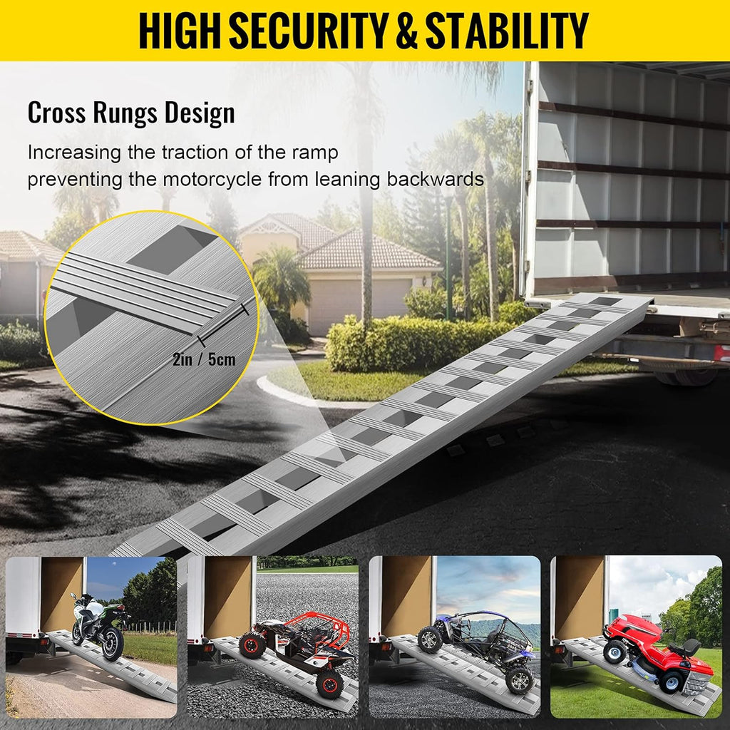 84x14 Inch Aluminum Ramps 1 Pair N4035