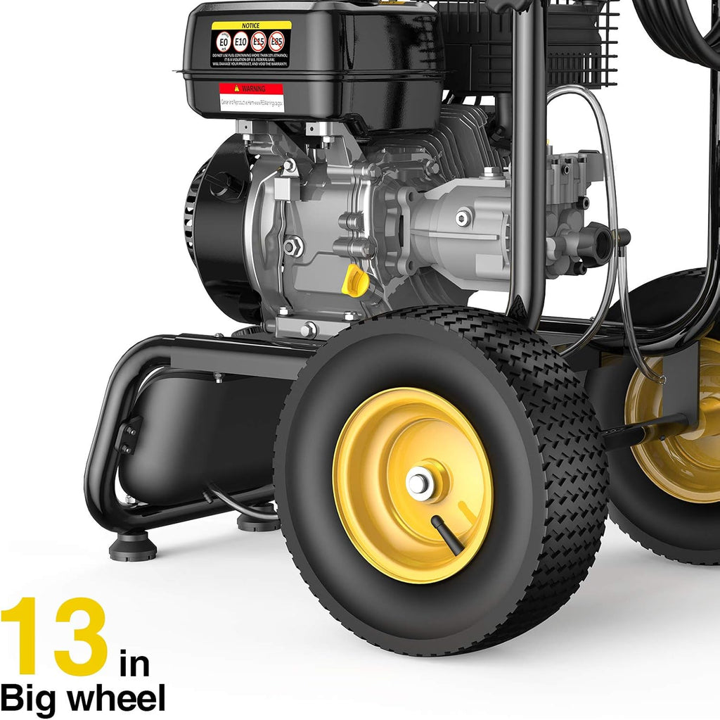 3500PSI Gas Pressure Washer 2.6GPM 212CC Power Washer with 50FT Hose and 5 Adjustable Nozzles K32035