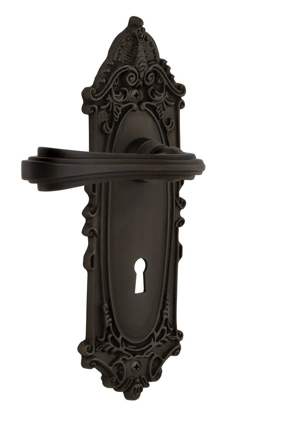 Oil-Rubbed Bronze Privacy Door Lever Set N47953