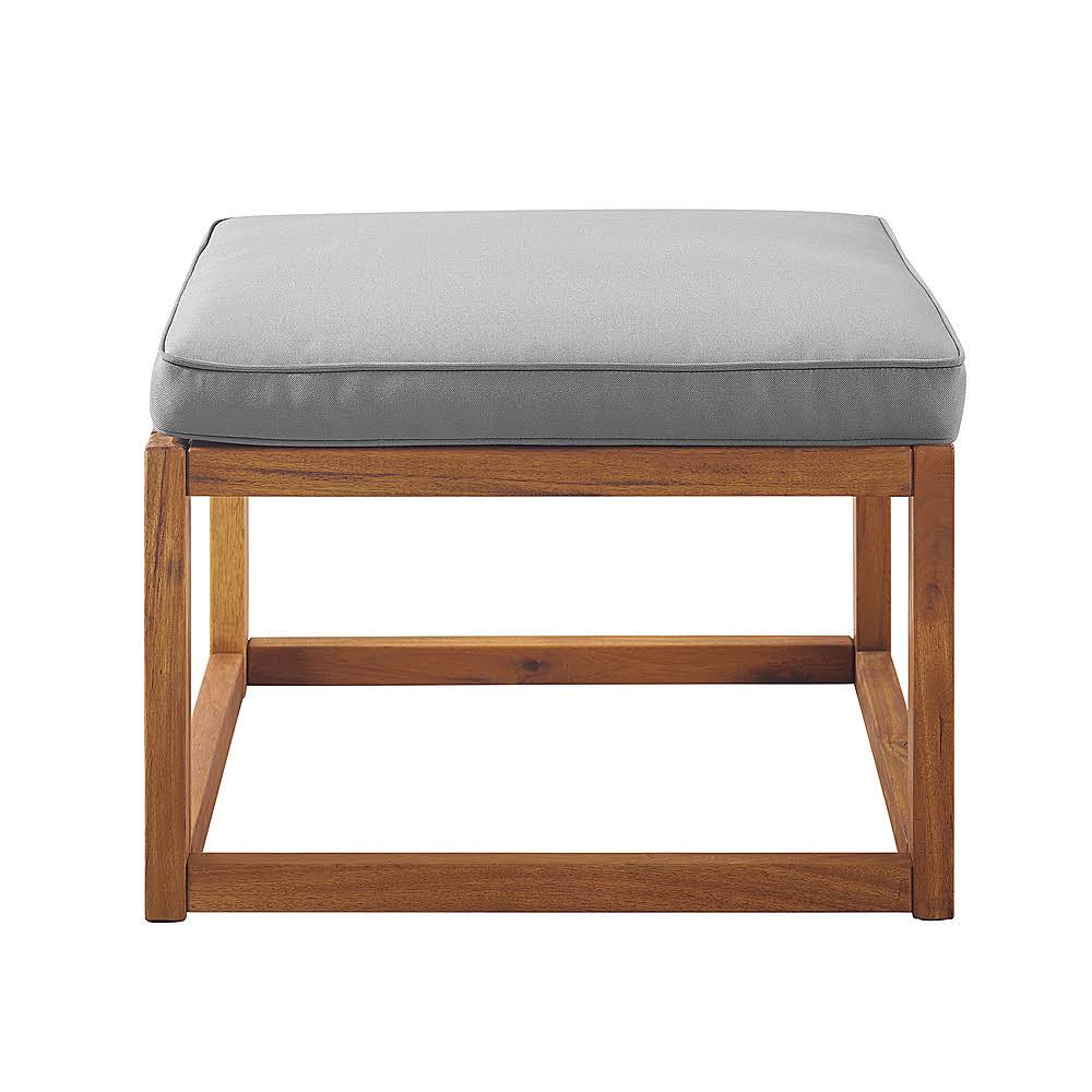 Acacia Wood Patio Chair with Ottoman F567
