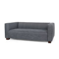Charcoal Fabric Upholstered Loveseat W718888