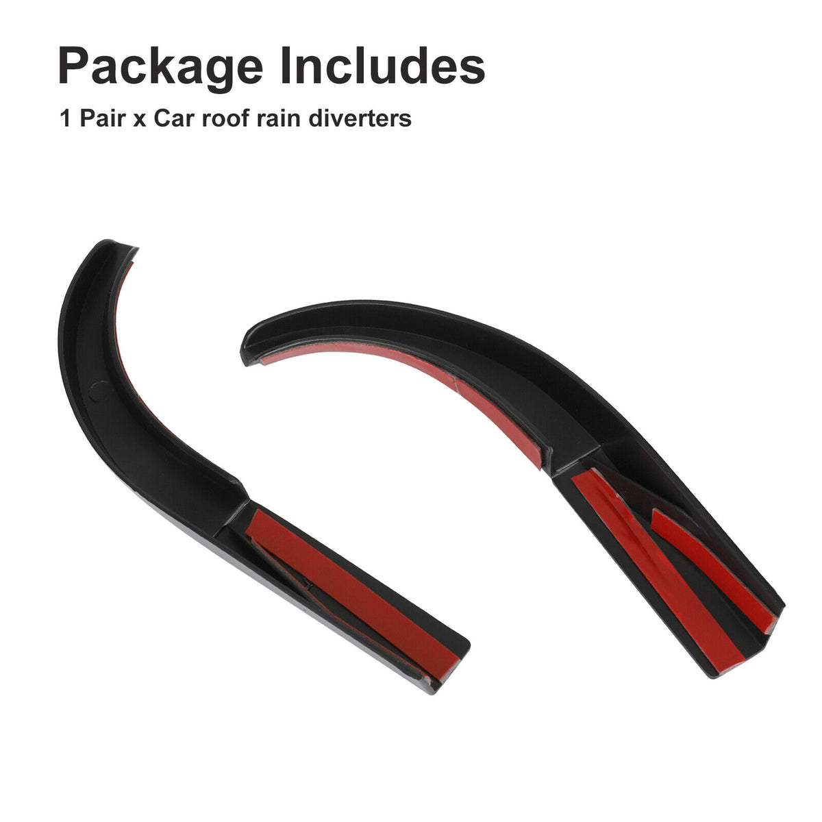 Car Roof Water Rain Diverter Gutter Extension G16882