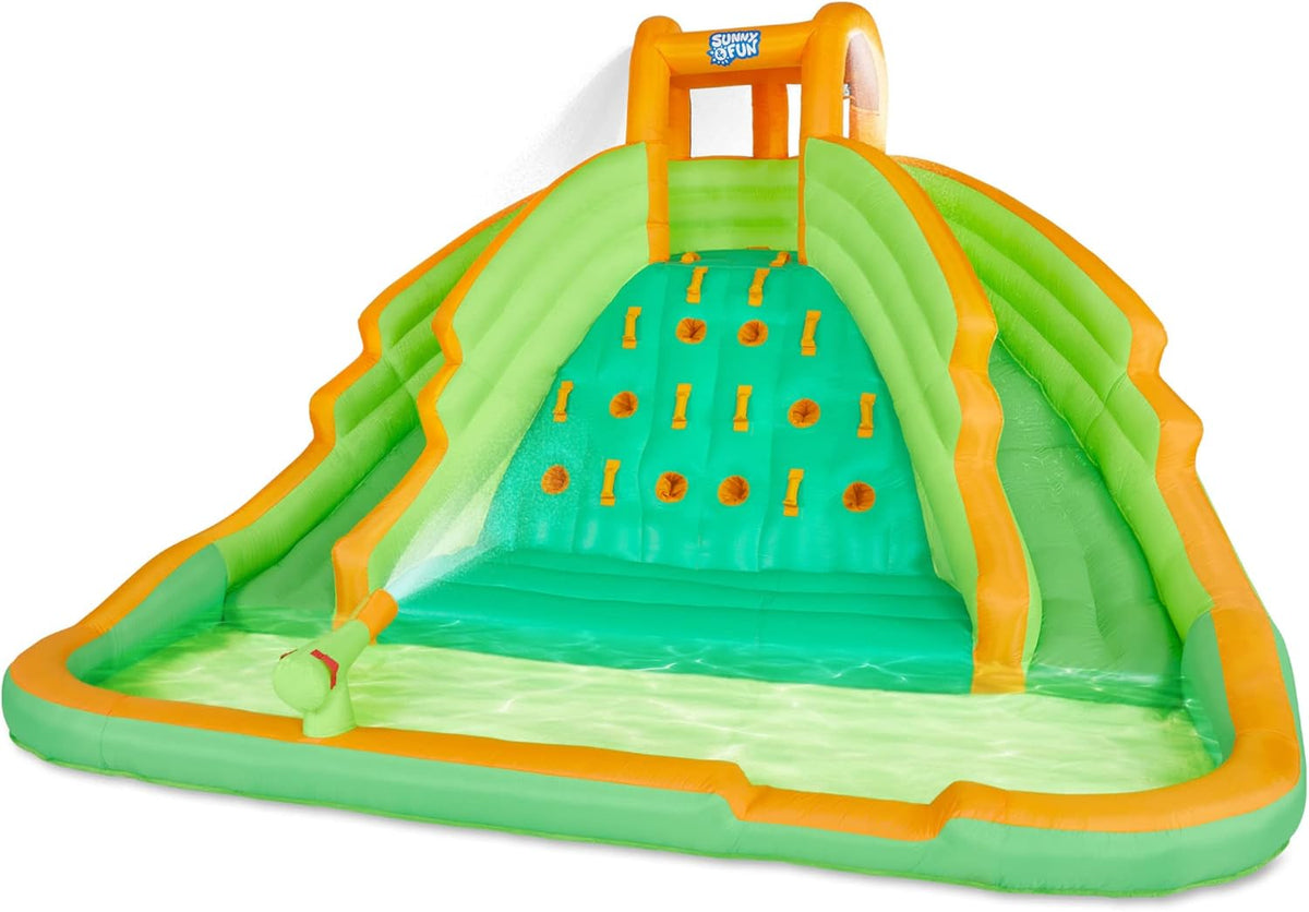 Inflatable Water Slide Park with Splash Pool V5889