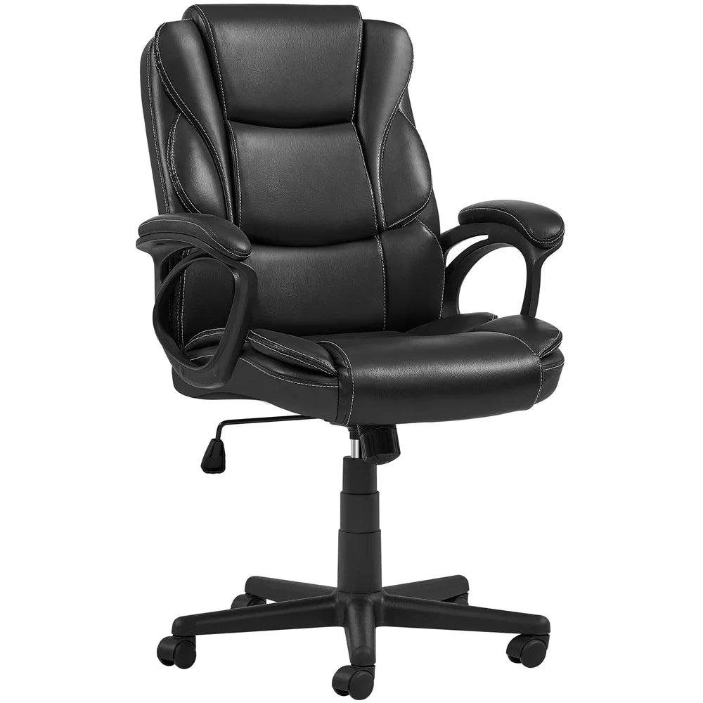Black Adjustable High Back PU Leather Executive Chair G776259