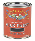 Water Based Milk Paint, 1 Quart, Lamp Black J933965