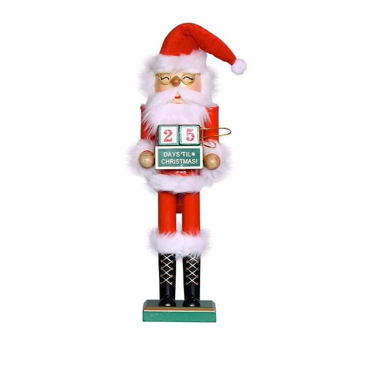 14 inches Wooden Nutcracker Christmas Decoration White W4943