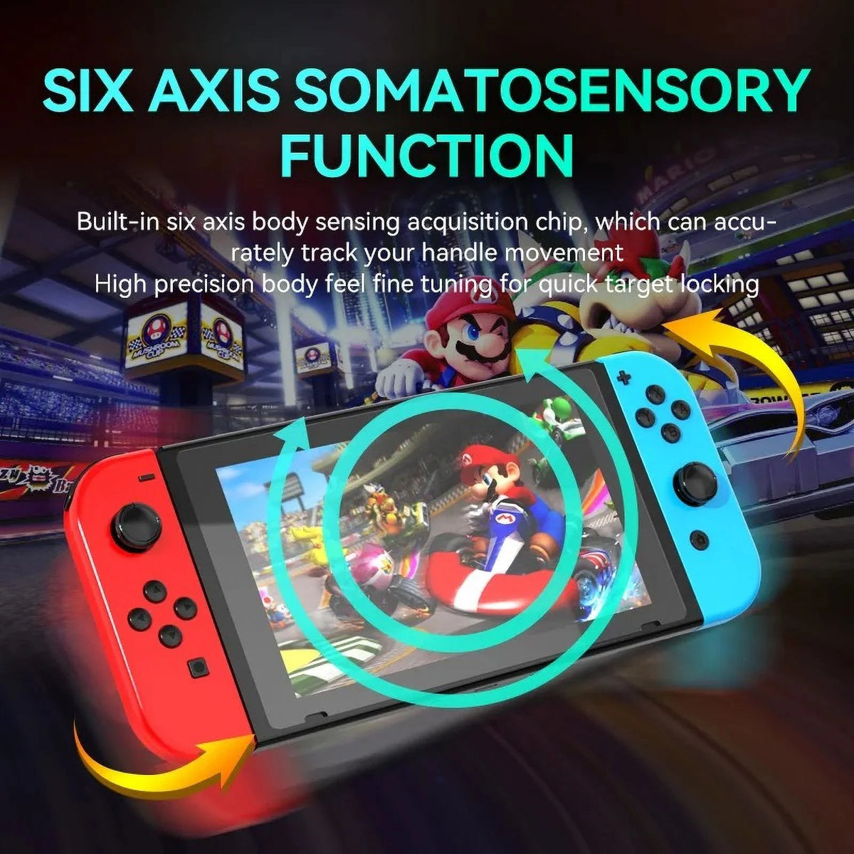 Blue-Red Wireless Bluetooth Controller for Nintendo Switch Z5121