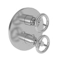 1/2x22 Round Thermostatic Trim Plate with Handle P936