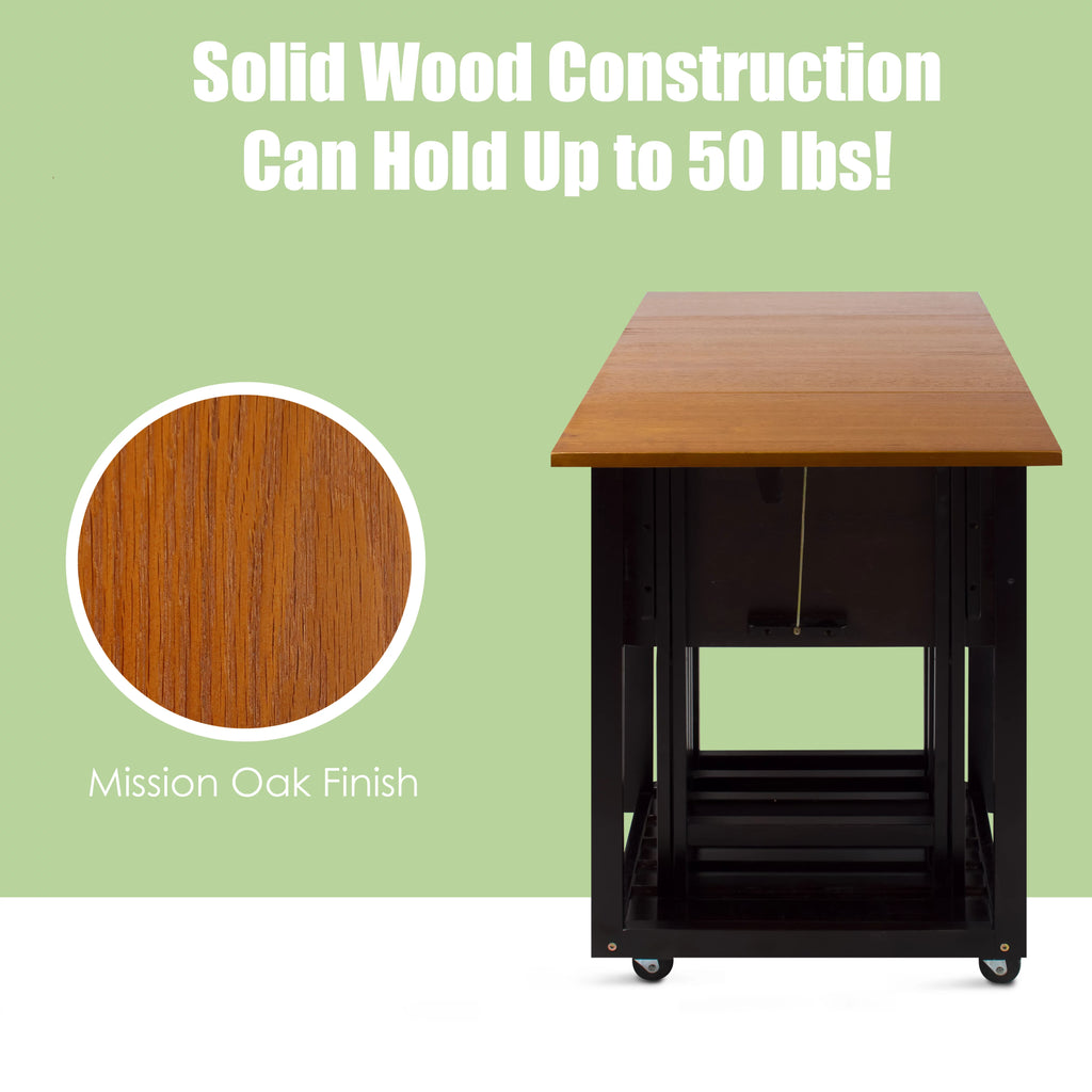 Solid Wood 5-Piece Snack Table Set Q185