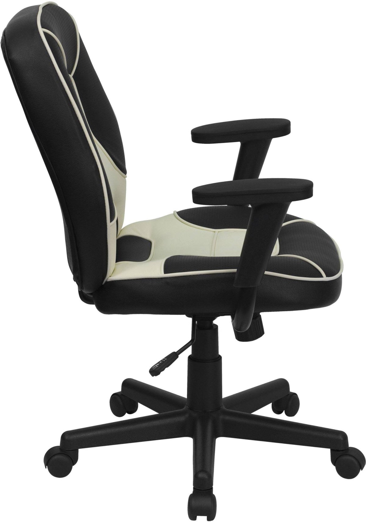 Black Vinyl Mid-Back Executive Office Chair M789