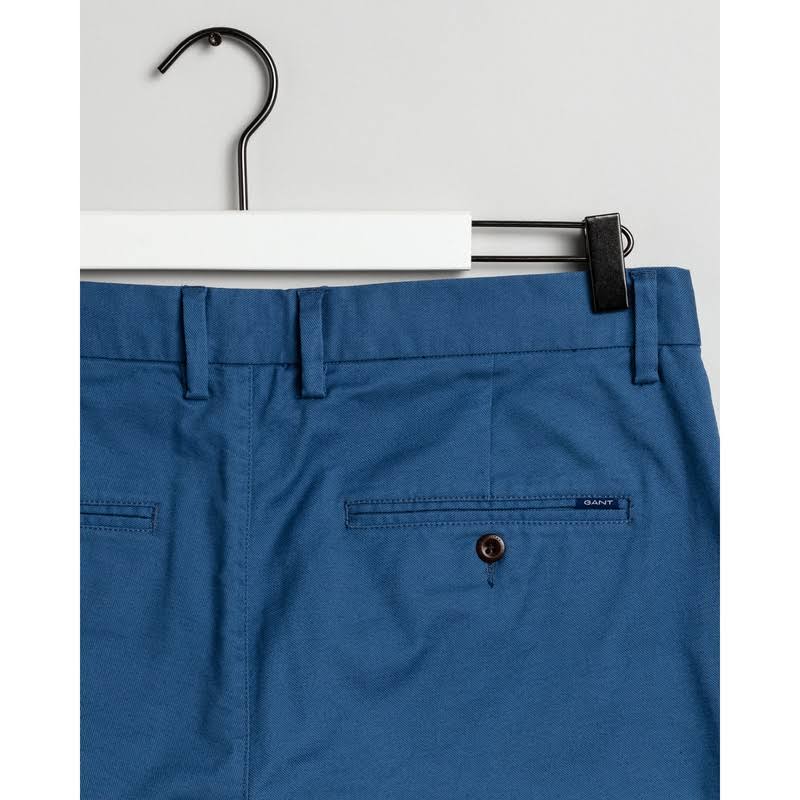 Blue Cotton Chinos W245914