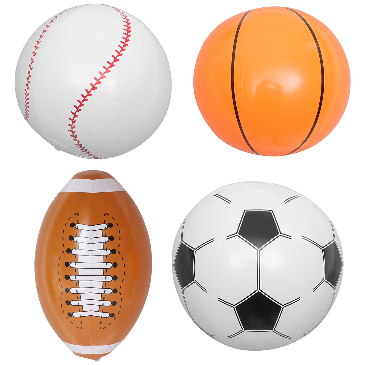 4pcs Inflatable Beach Ball I9610