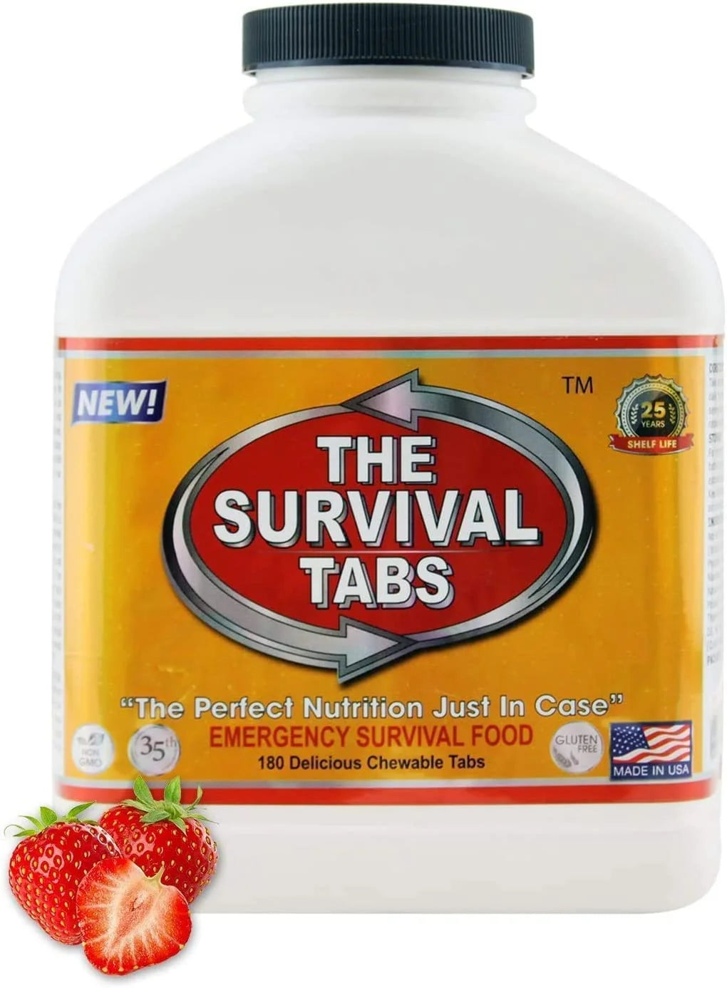 180 Tablets Strawberry Survival Ration O877797
