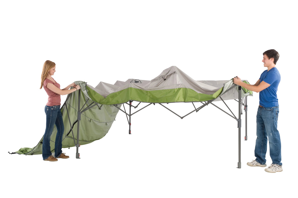 Green 10' x 10' Instant Canopy Gazebo Sun Shelter D8779