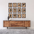 Black Framed Art Set G174950
