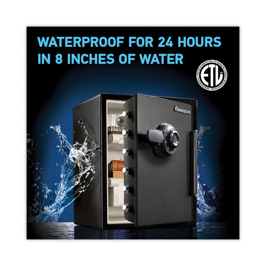 Fire-Safe with Combination Access, 2 cu ft, Black D7395
