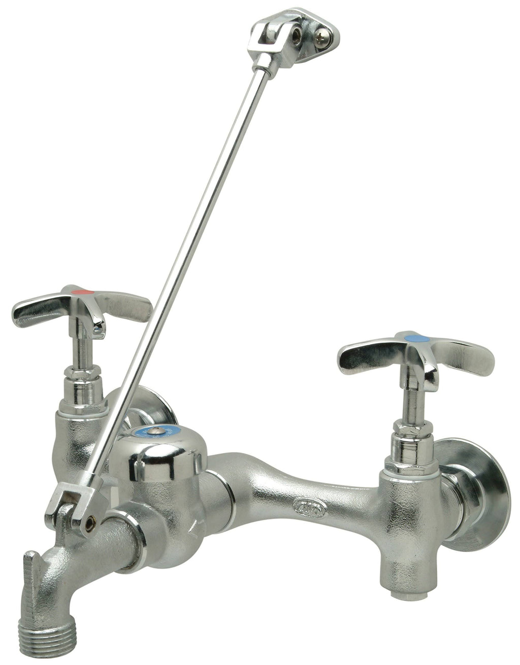 Chrome Double Handle Service Sink Faucet Q43271