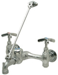 Chrome Double Handle Service Sink Faucet Q43271