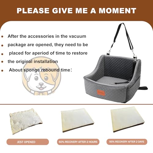 Black Dog Booster Seat for Medium Dogs Under 30 Lbs I196