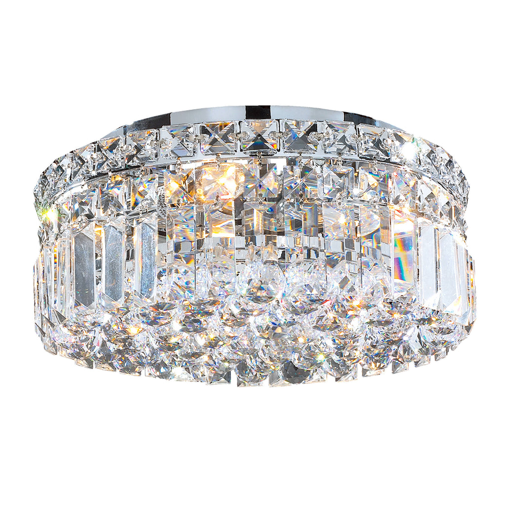 4 Light 12x22 Flush Mount - Chrome L5270