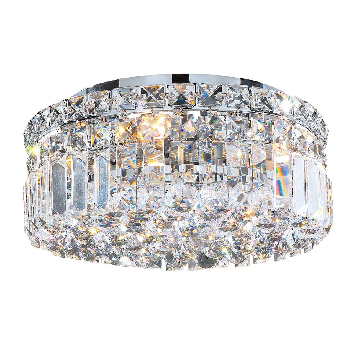 4 Light 12x22 Flush Mount - Chrome L5270