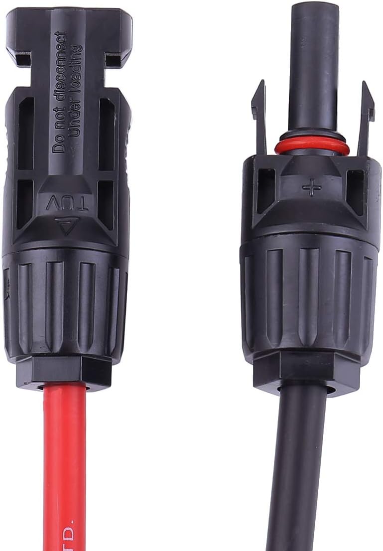50 Feet 10AWG Solar Extension Cable with Female and Male Connector B8778