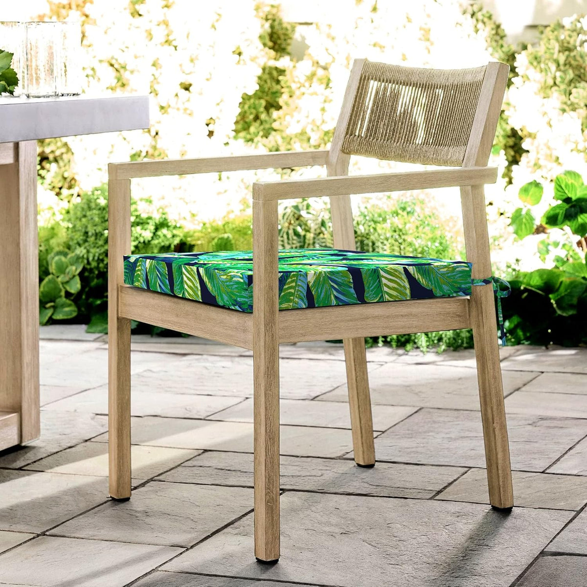 Blue Palms Square Outdoor Chair Pad Set of 2 K46443