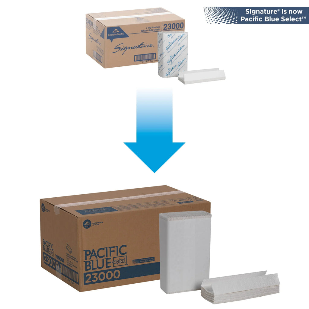 C-Fold Paper Towels, White, 120/PK, 12 PK/Ct W72731