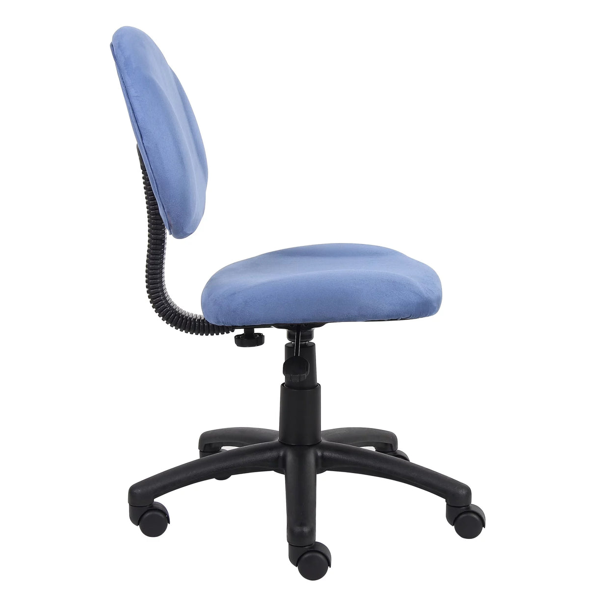 Blue Office Chair without Arms F4404