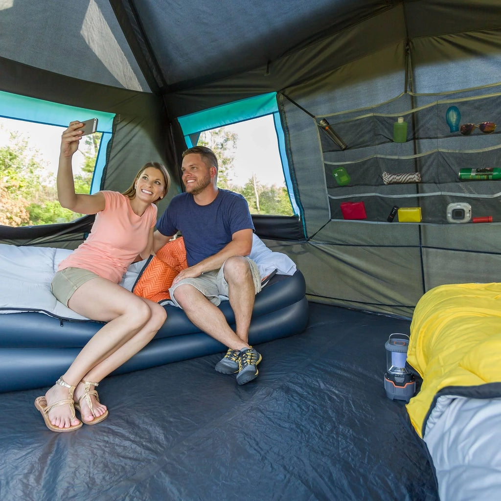 14'x10' 10-Person Dark Rest Instant Cabin Tent O1541