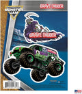 Set of 2 Vinyl Monster Truck Decals H63966