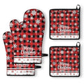Christmas Oven Mitts and Pot Holders Sets of 2 Heat Resistant T5830