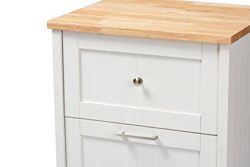 White/Oak Brown Kitchen Cabinet A82442