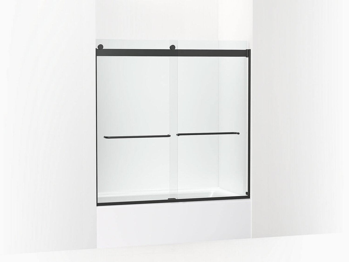 Sliding Bath Door with Crystal Clear Glass T85001