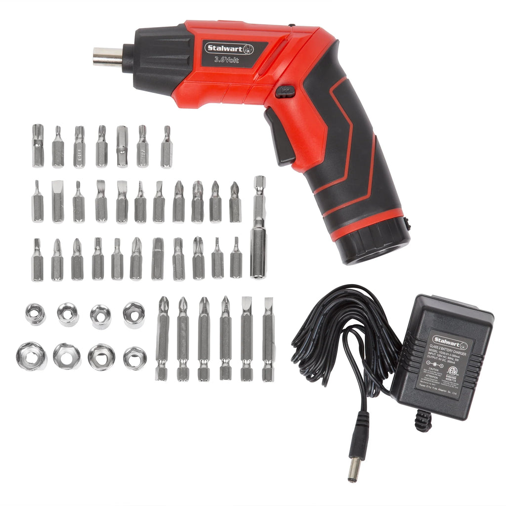 3.6V Cordless Electric Screwdriver Kit with Case Q724