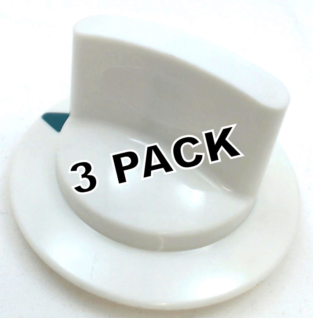 White Dryer Timer Knob, 3 Pk O6114