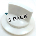 White Dryer Timer Knob, 3 Pk O6114