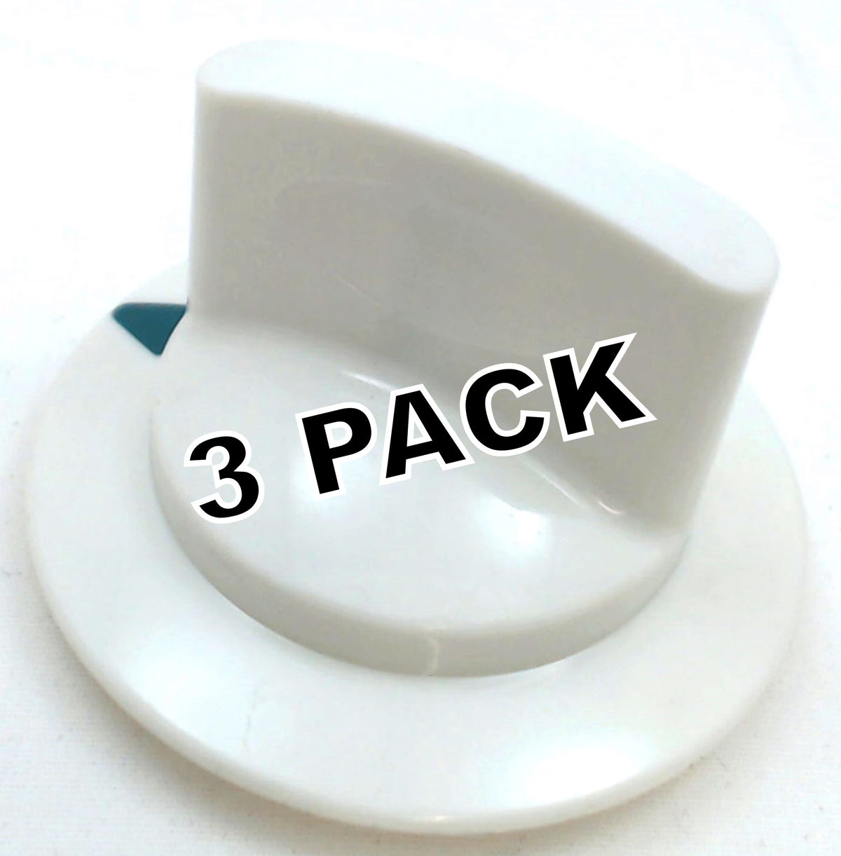 White Dryer Timer Knob, 3 Pk O6114